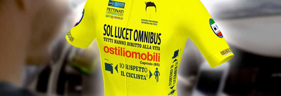 Tutti hanno diritto alla Vita: ecco la maglia Gialla fluo per la sicurezza dei ciclisti